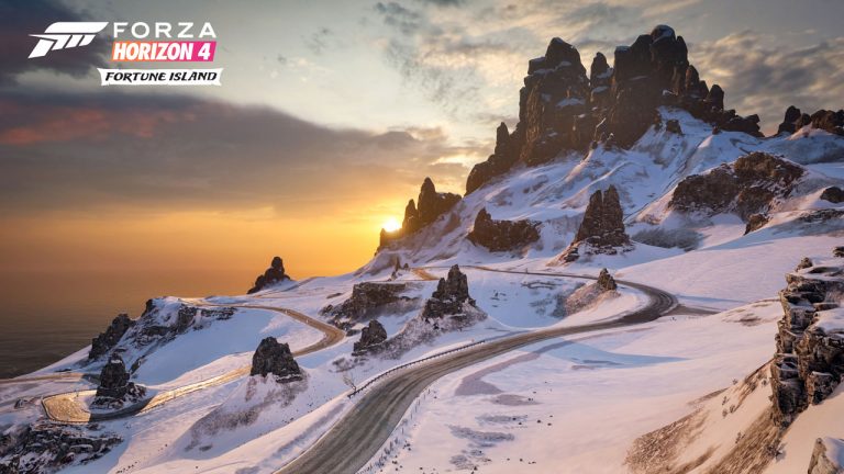 Снимок экрана дополнения Fortune Island для игры Forza Horizon 4