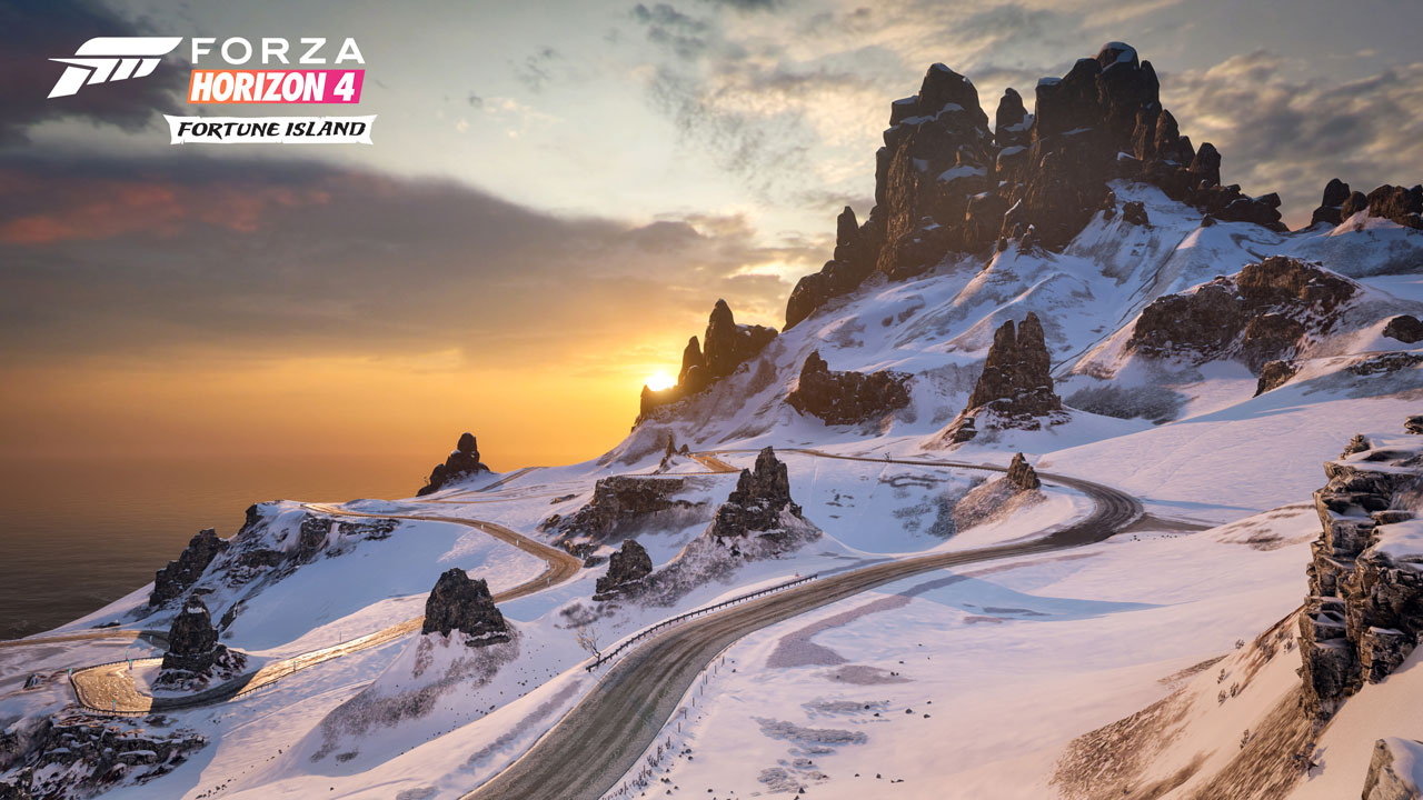 Снимок экрана дополнения Fortune Island для игры Forza Horizon 4