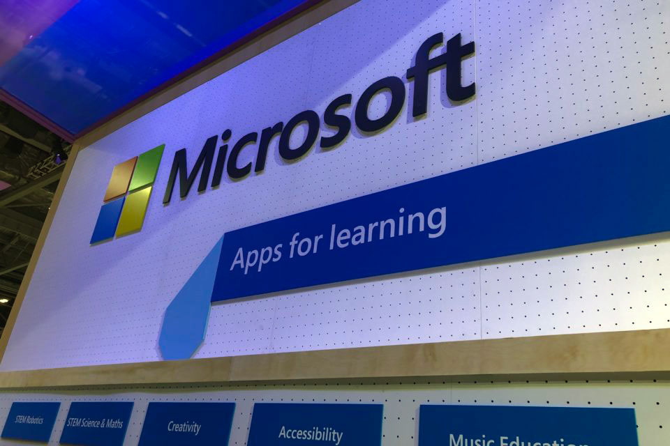 Стенд Microsoft на конференции BETT