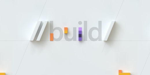 Стилизвоанный логотип конференции Build