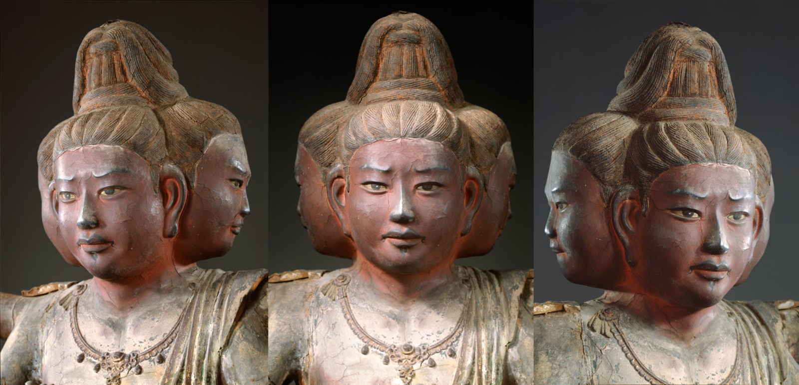 трехликая статуя Ашуры из храма Кофукудзи в Наре