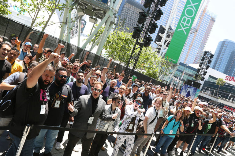 Фанаты Xbox на выставке E3