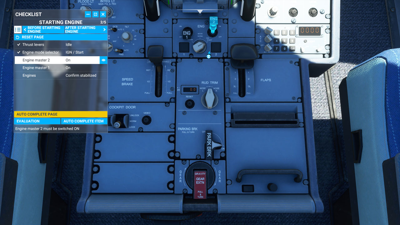 Снимок экрана из игры Microsoft Flight Simulator