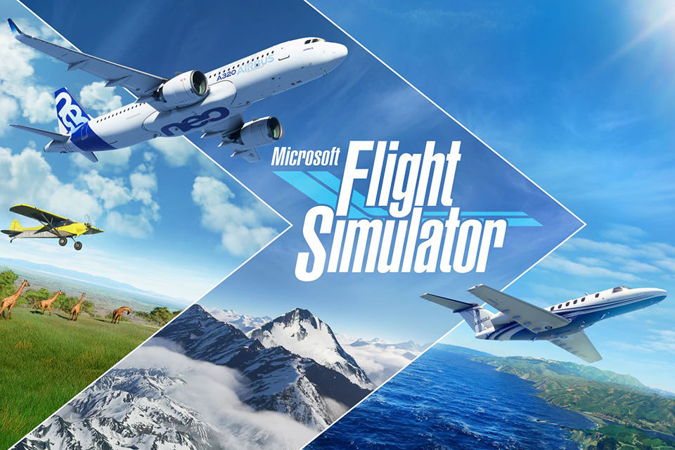 Обложка симулятора Microsoft Flight Simulator