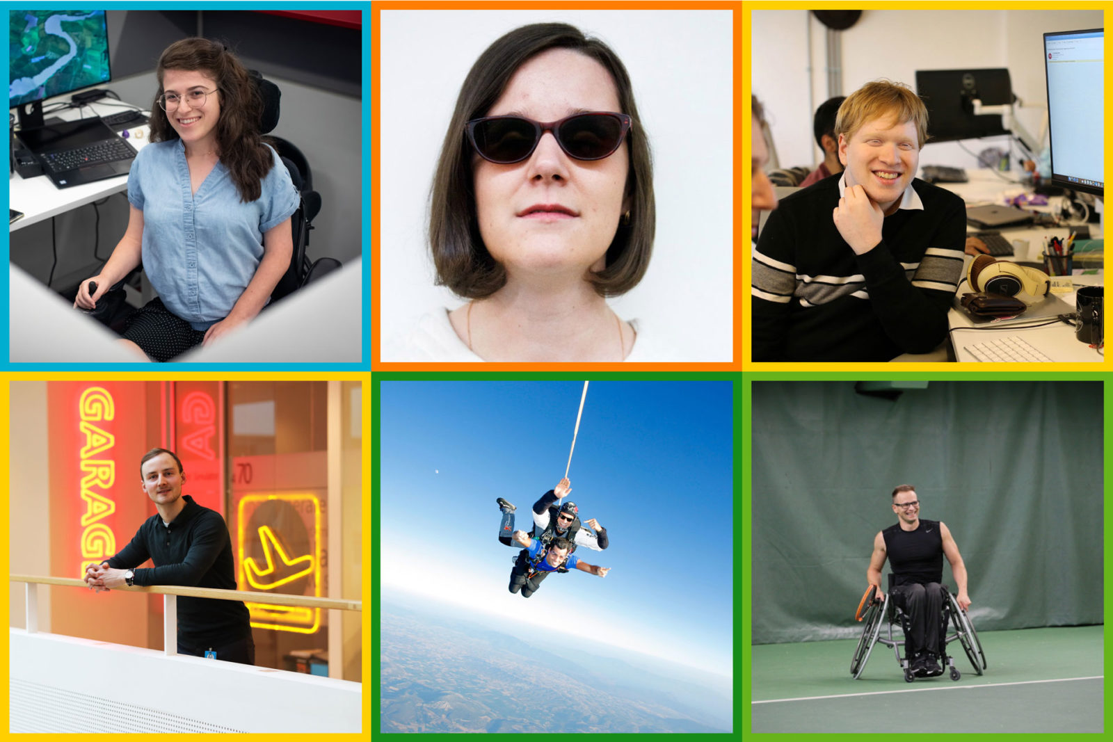Сотрудники Microsoft с инвалидностью - портреты