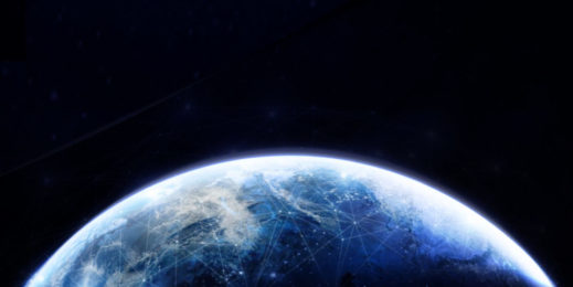 Вид земли из космоса - иллюстрация к материалу про Azure Space