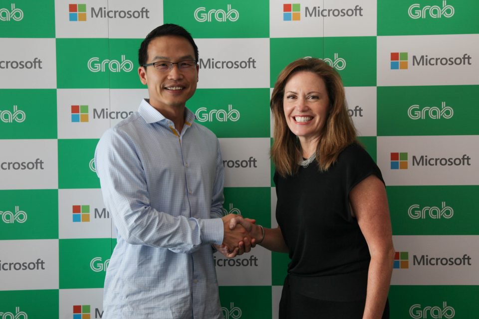 Grab partnership with Microsoft