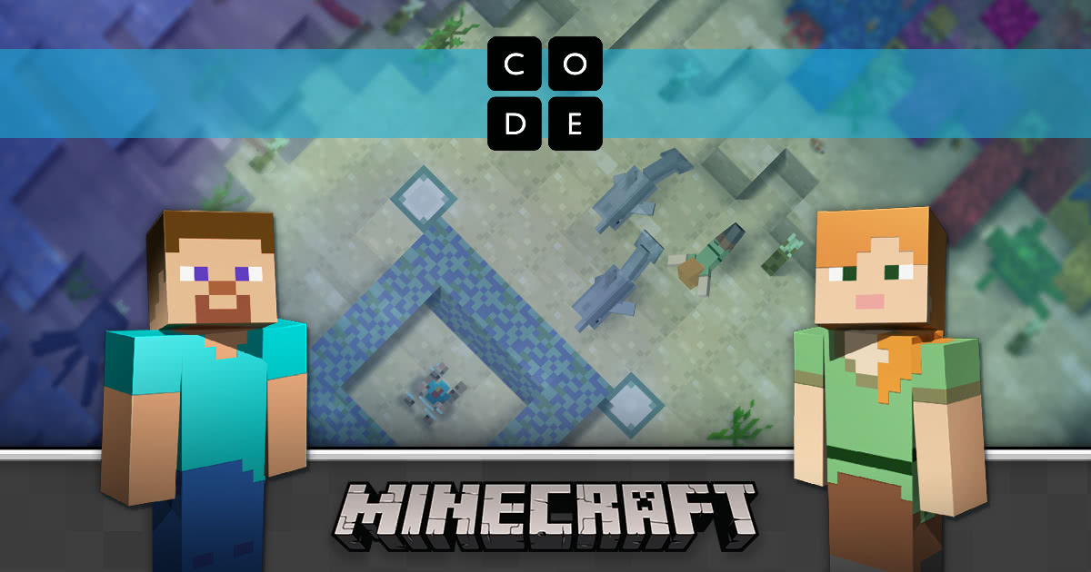 Minecraft aquatic banner