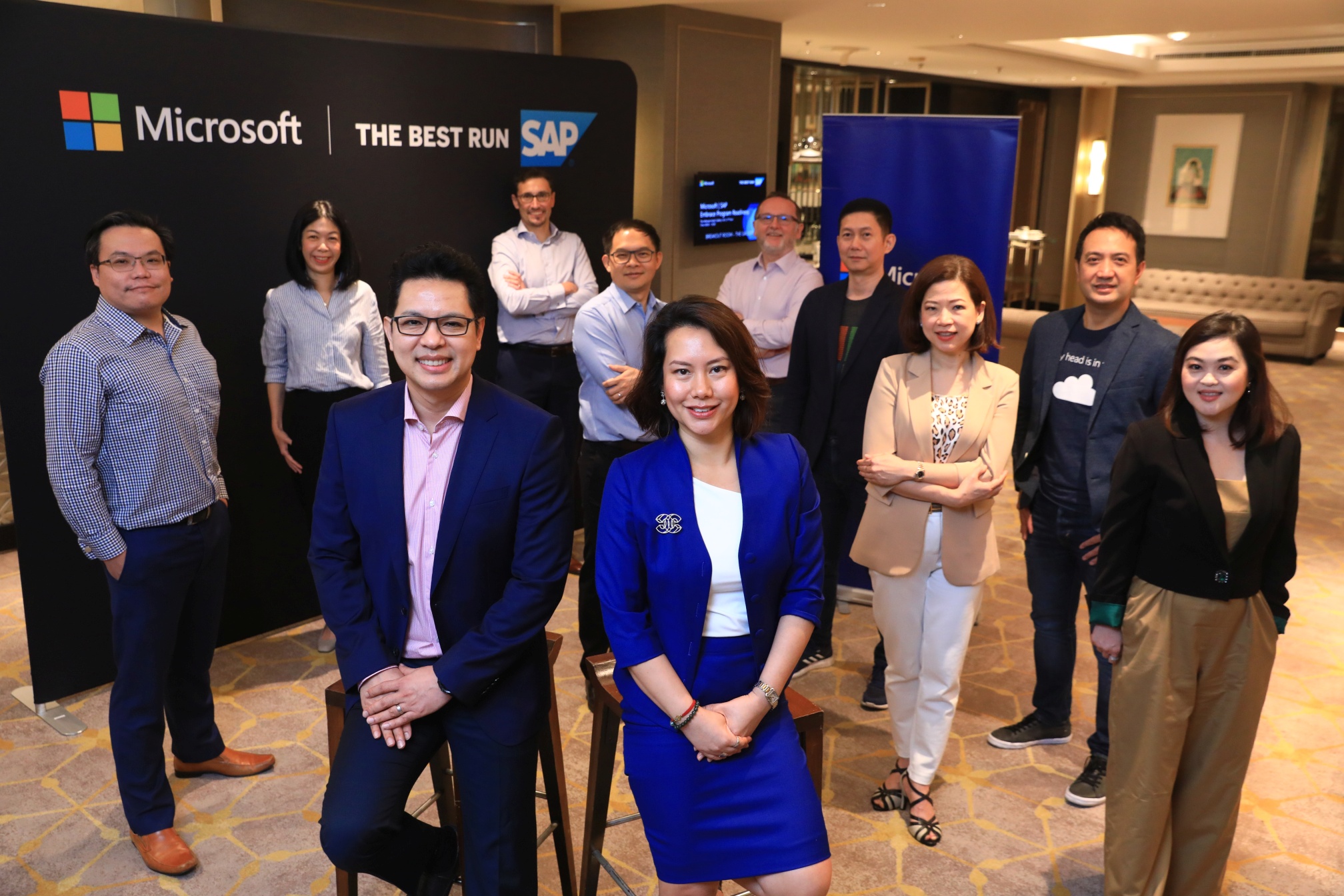 Team of Microsoft and SAP executives