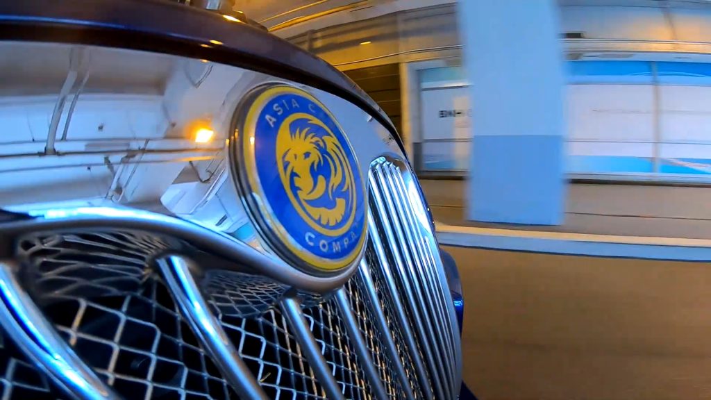 Front grille close-up of Cabb taxi