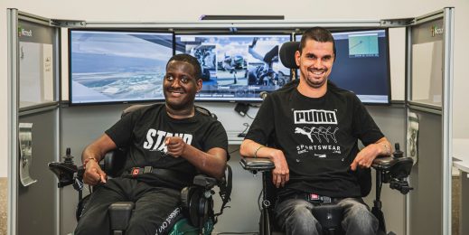 Accessible cockpit for Flight Simulator takes wing