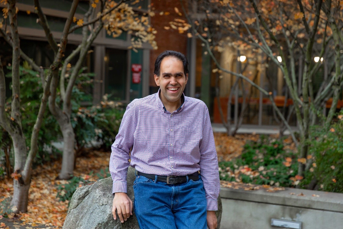 Saqib Shaikh auf dem Microsoft-Campus