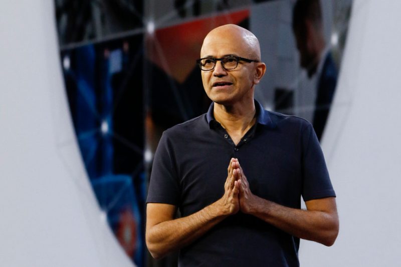 Chief Executive Officer Satya Nadella at Microsoft Ignite 2018