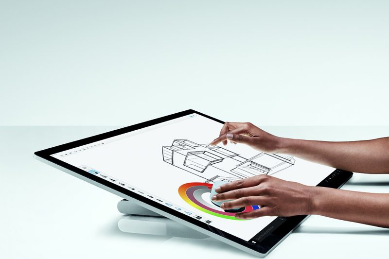 Capture each stroke as you intended with Surface Pen and match the speed of your imagination with a twist of Surface Dial.