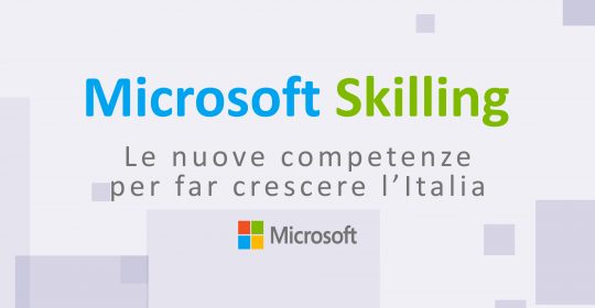 Ambizione Italia #DigitalRestart: Microsoft Skilling