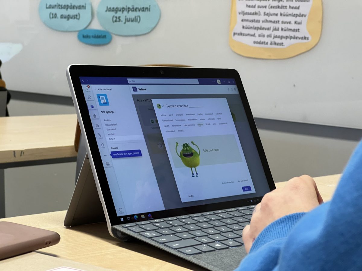 First Surface digital classroom successfully piloted in Tallinn Jaervotsa Gymnasium