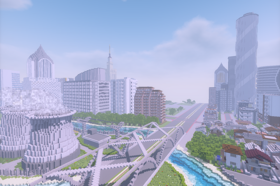 Town in Minecraft game