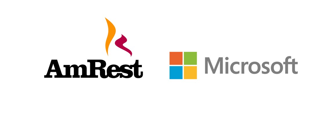 logos AmRest Microsoft