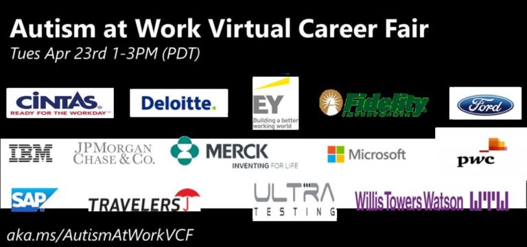 Autism Work Virtual Career Fair