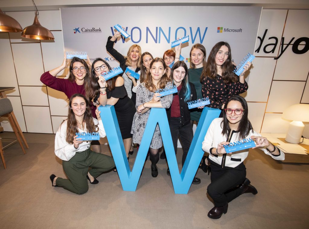 Alumnas ganadoras I Edición Premios WONNOW