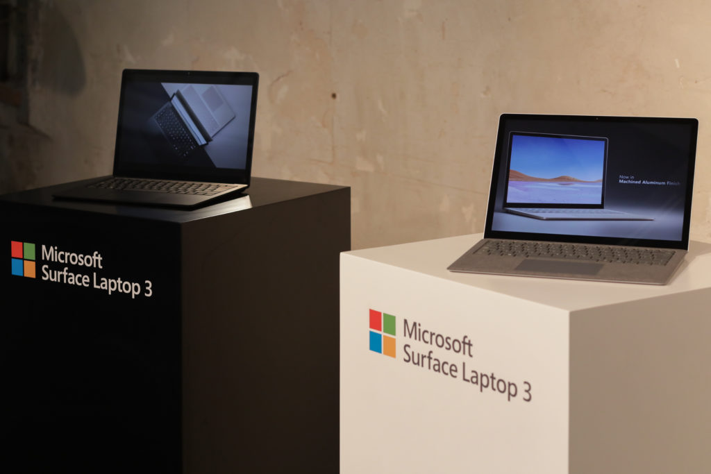 Presentación Surface Laptop 3