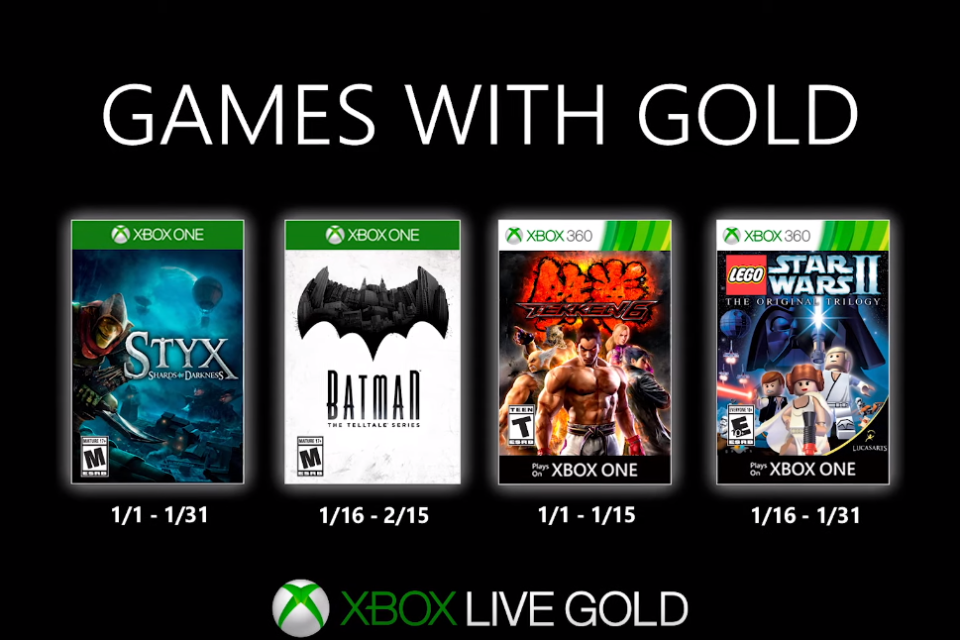 Games With Gold Enero