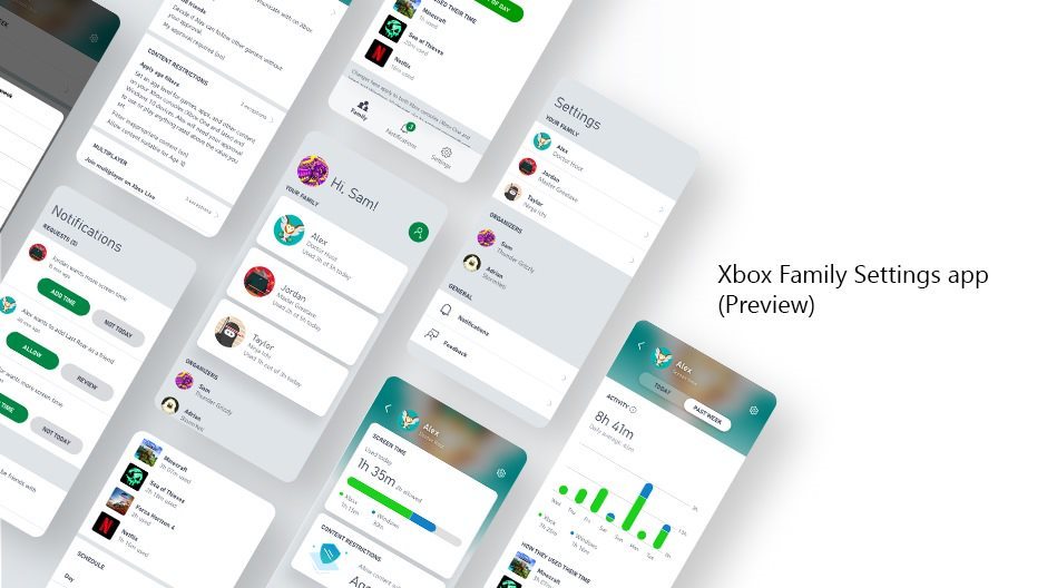 App Xbox Family Settings