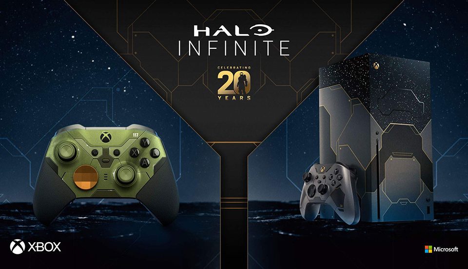 Mando Inalámbrico Xbox Elite Series 2 y consola Xbox Series X - Halo Infinite Limited Edition