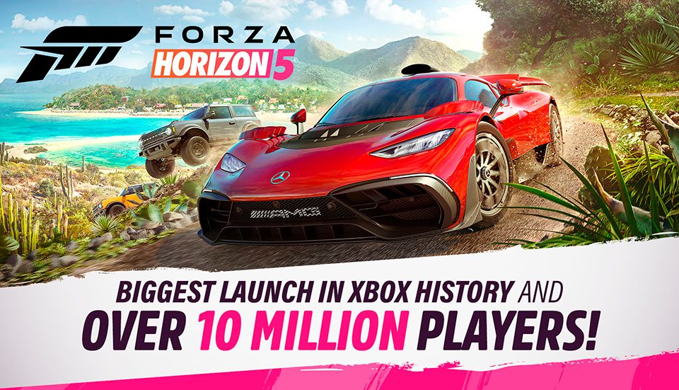 Forza Horizon 5: el lanzamiento más grande en la historia de Xbox