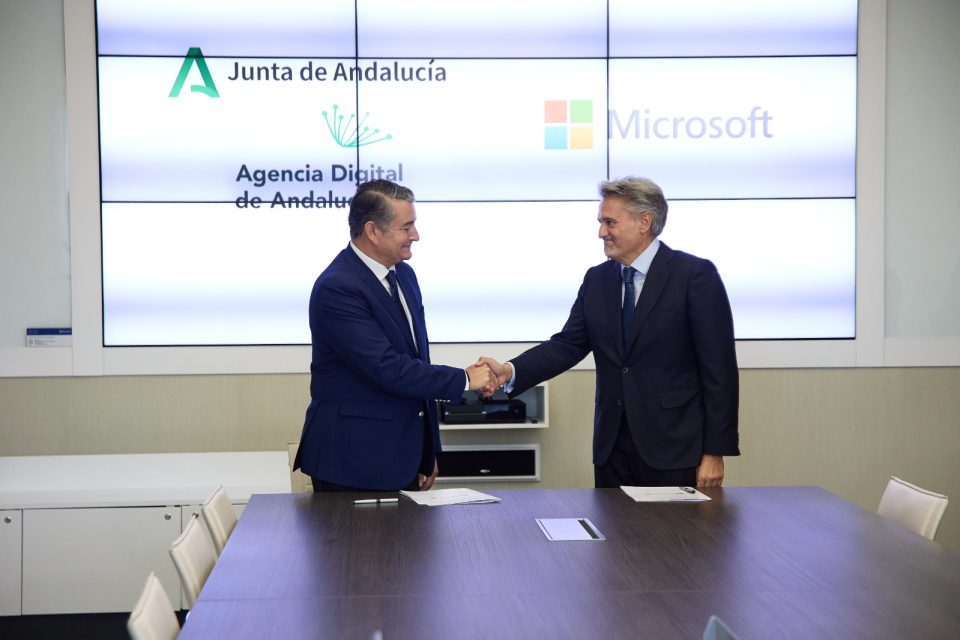 Acuerdo Microsoft y Junta de Andalucía