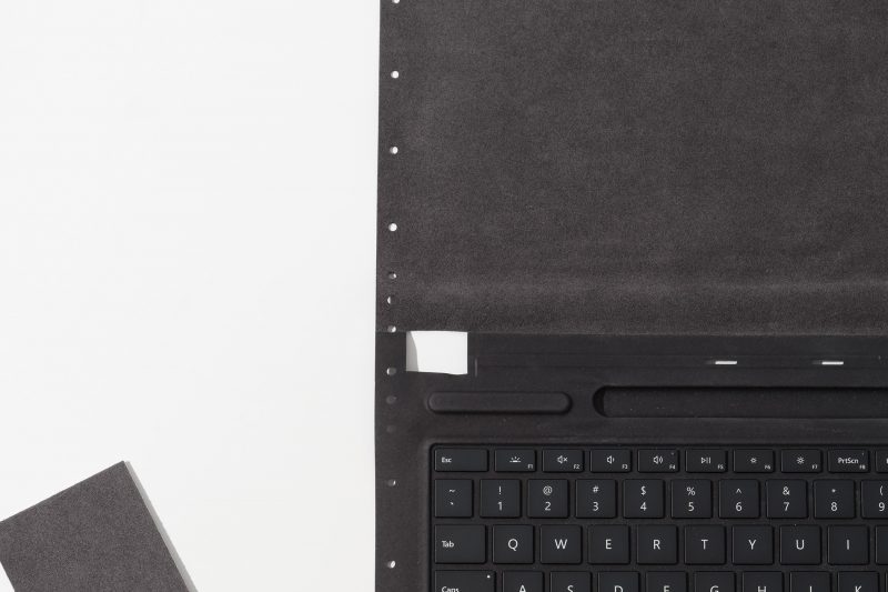 Surface Pro 8 keyboard detail