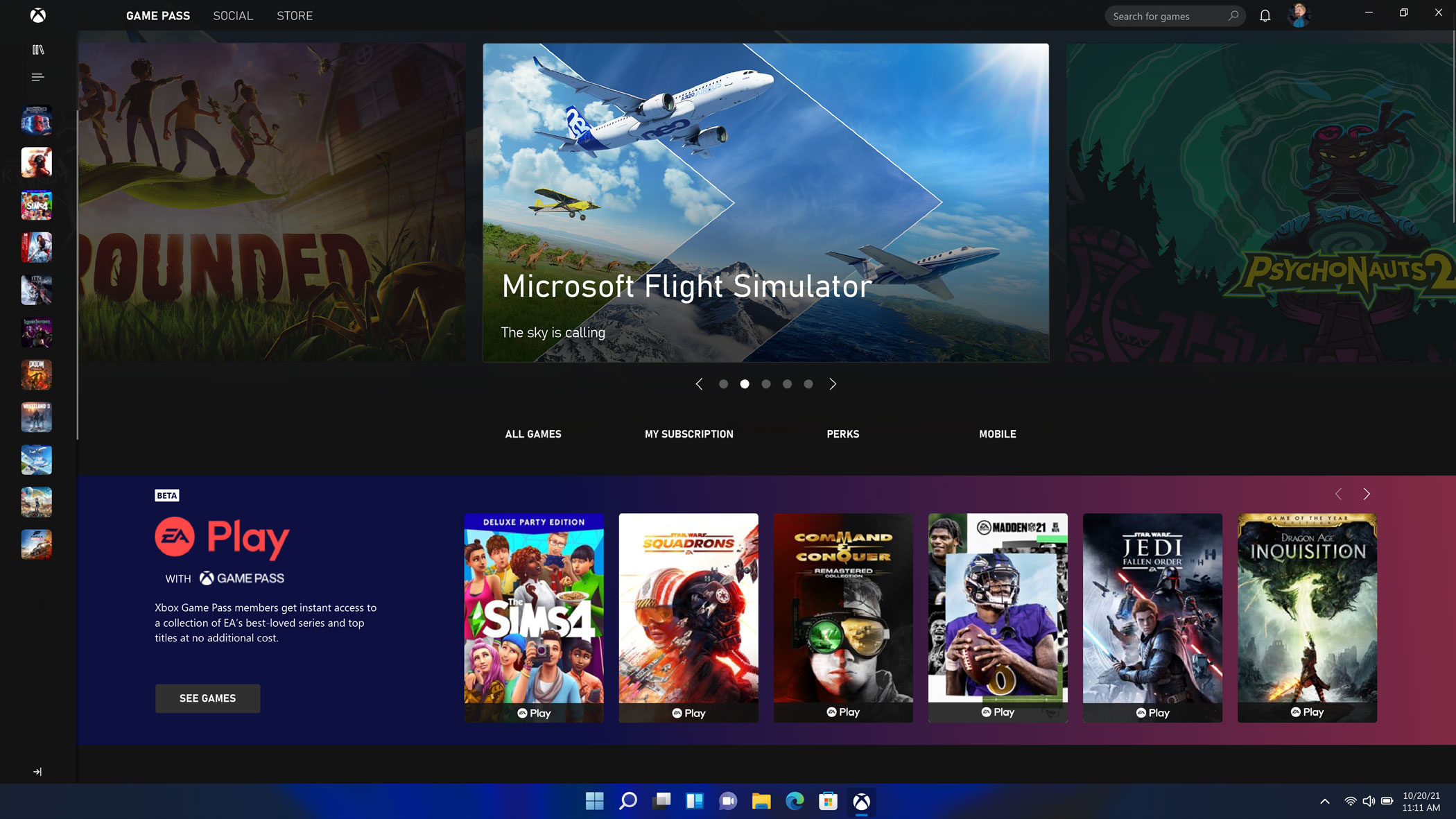 Microsoft Is Testing a PC Game Pass Widget for Windows 11