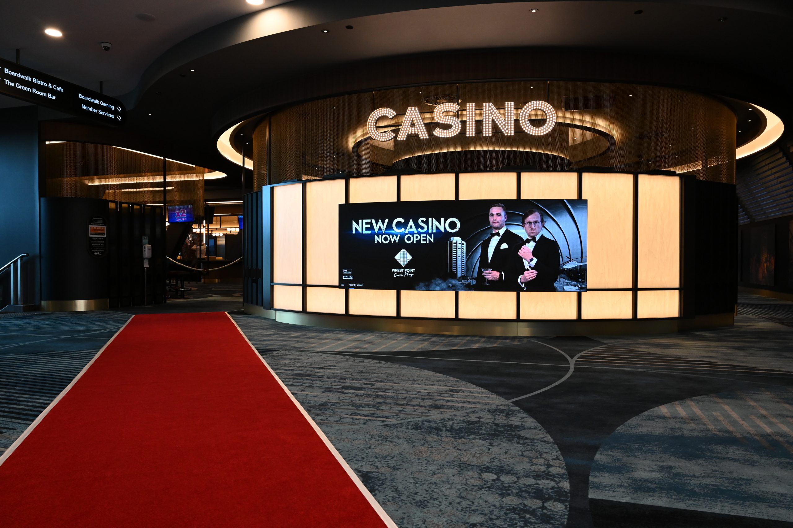 Entrance of a casino