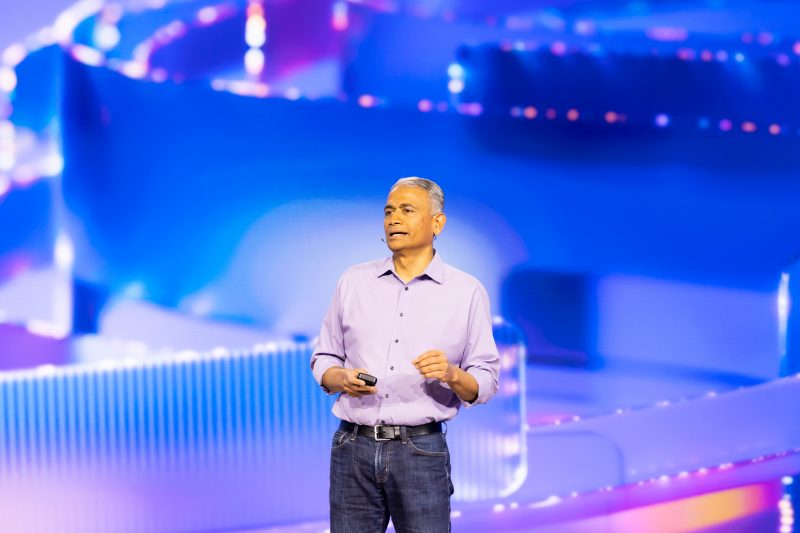 Rajesh Jha, executive vice president, Experiences + Devices Group, Microsoft, at Microsoft Build 2023.  (Photo by Dan DeLong) 