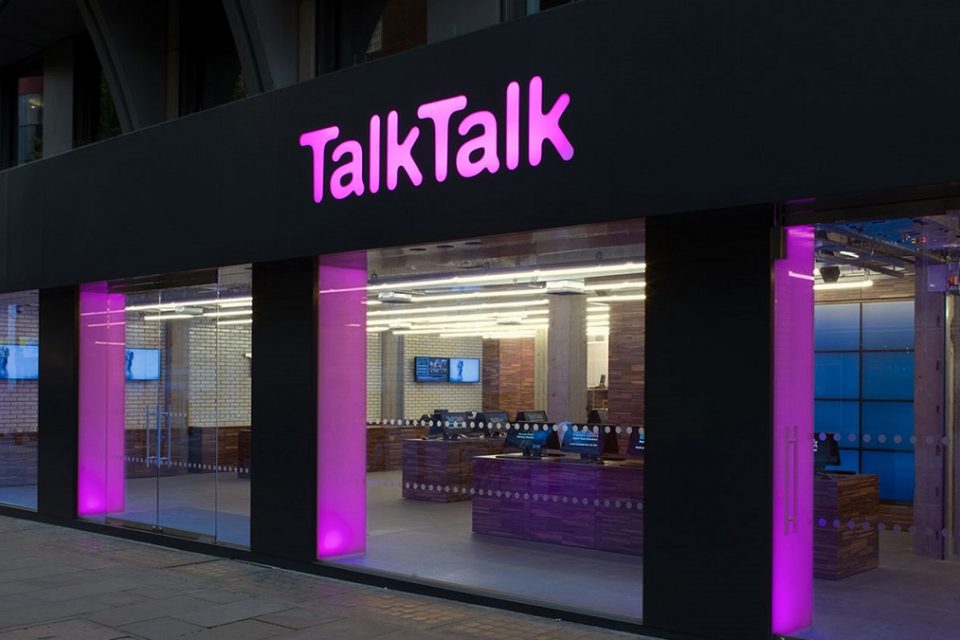TalkTalk shop in street