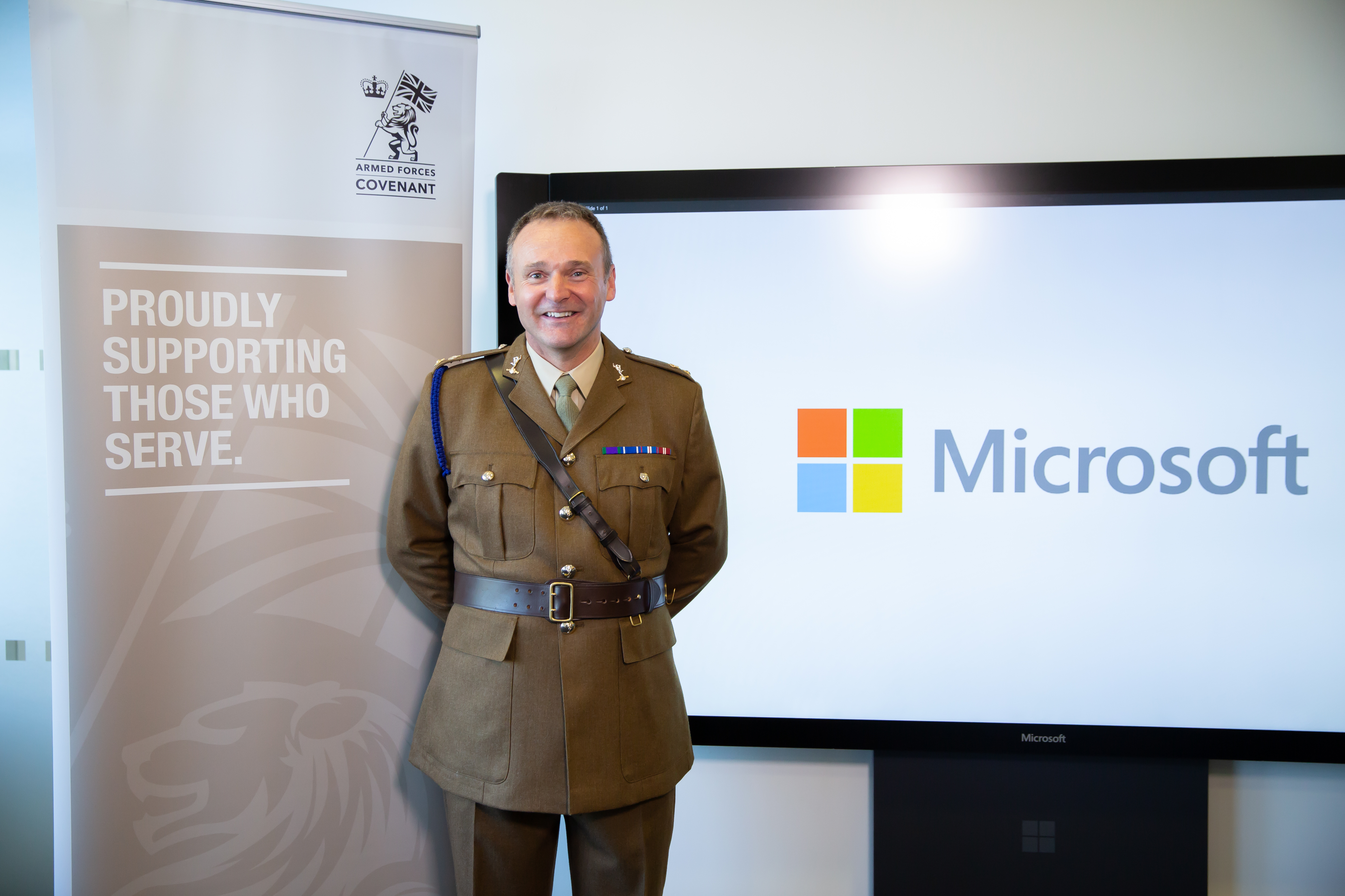 Jeff Tremaine, Chief Technology Officer for UK Defence at Microsoft and an Army Reservist since 2009