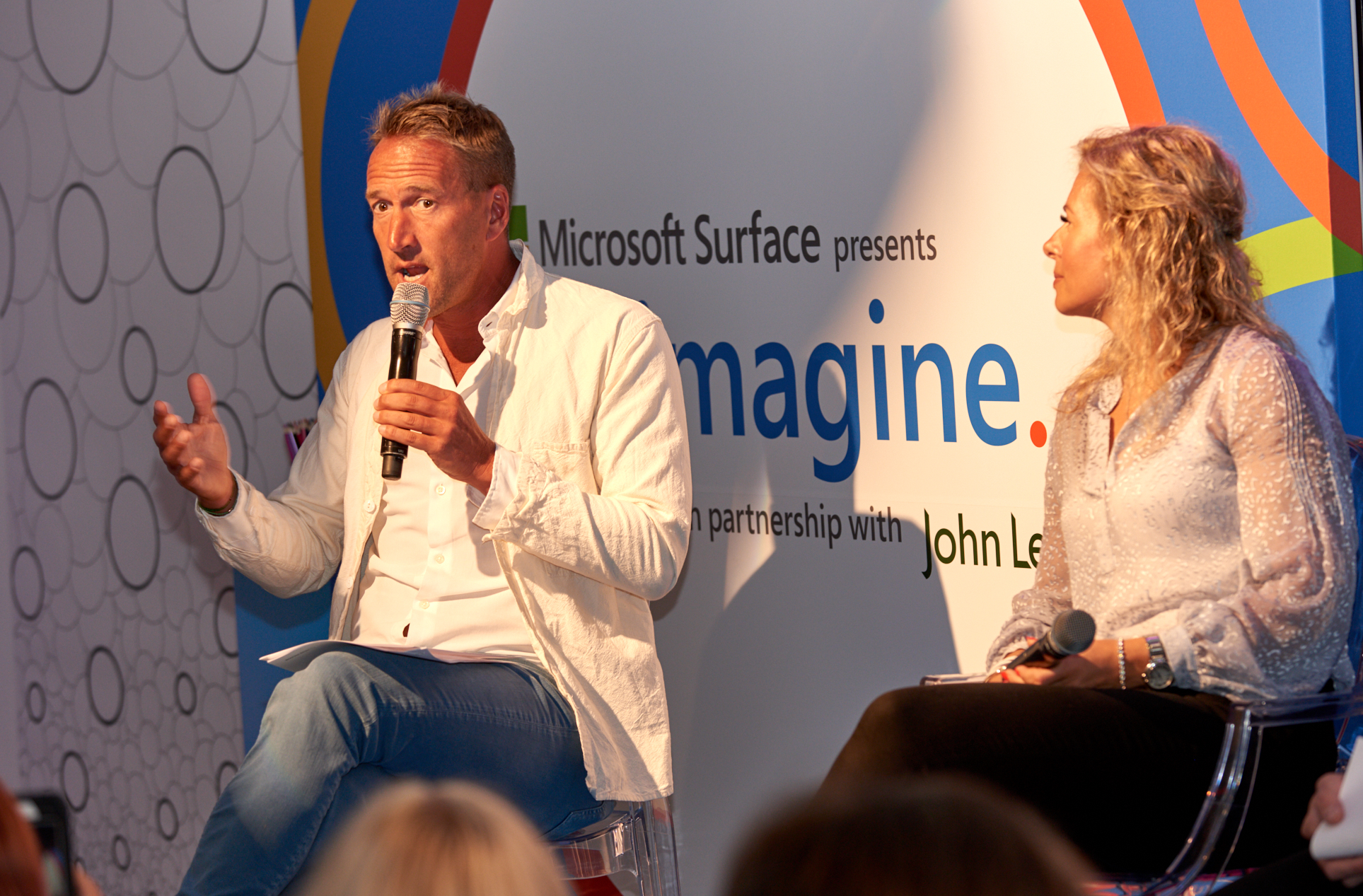Ben Fogle at the Microsoft Surface Go launch event in London
