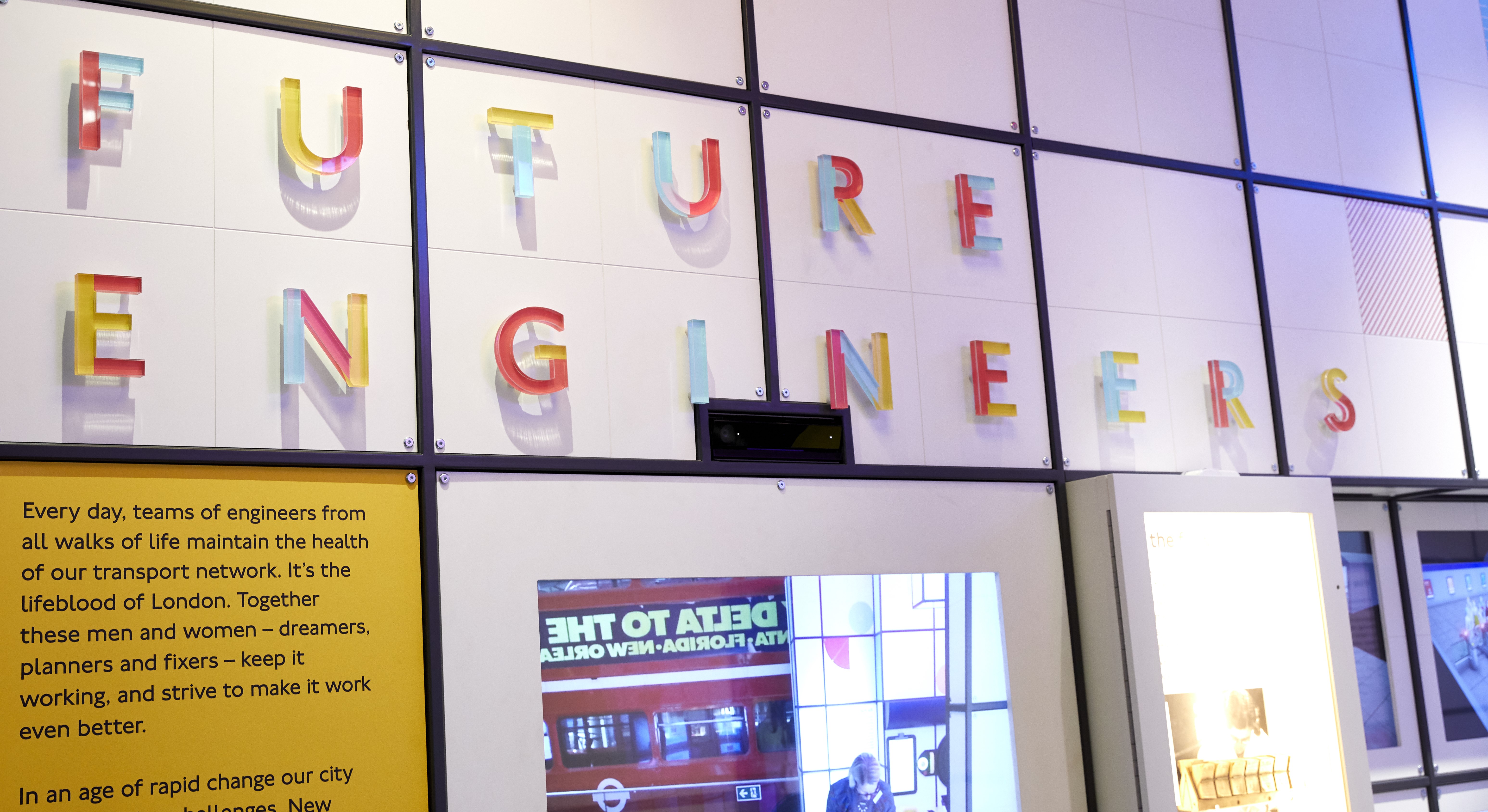 Future Engineers exhibit at London Transport Museum