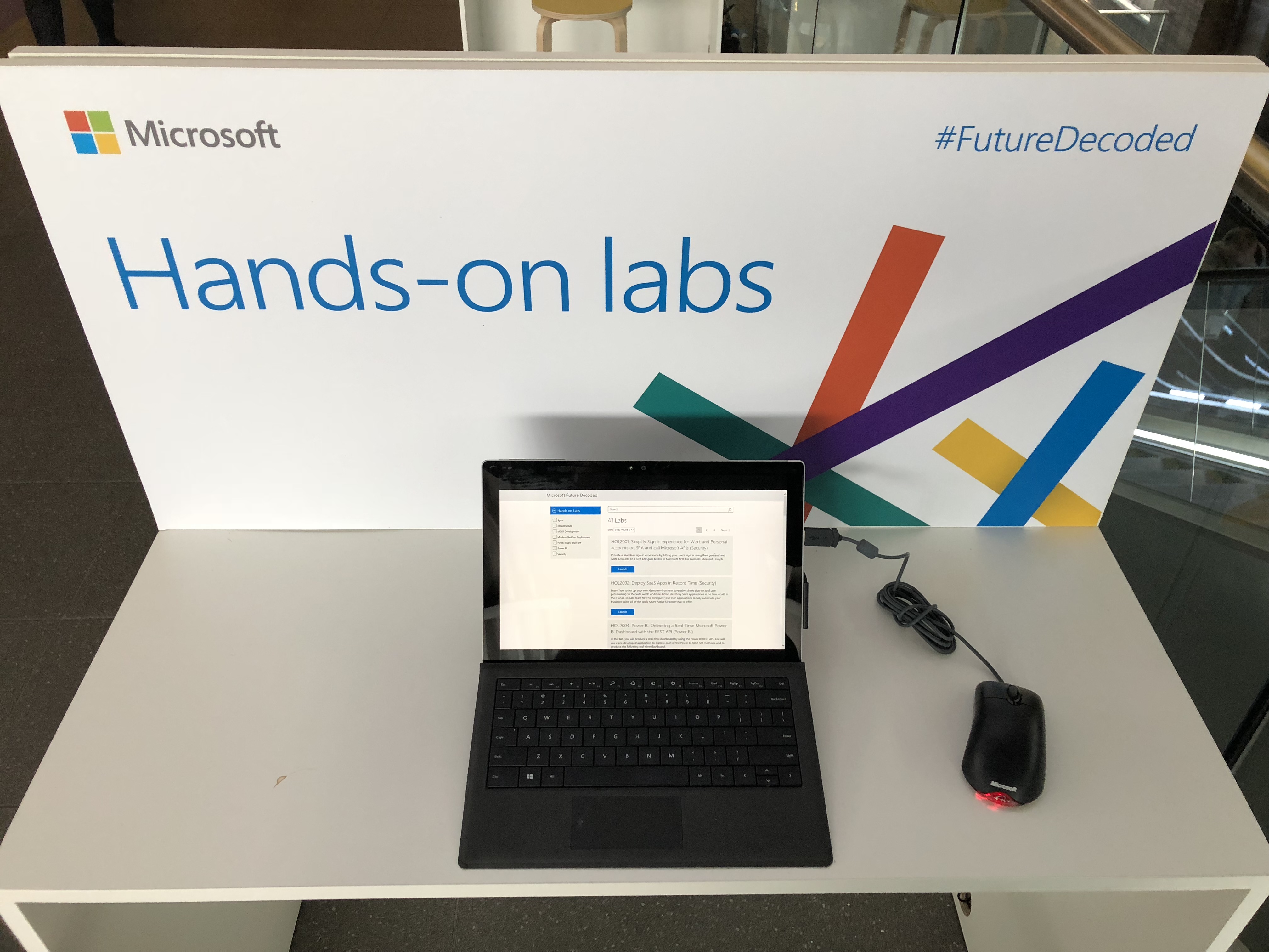 The Hands-on Labs gave visitors the chance to try out Microsoft products