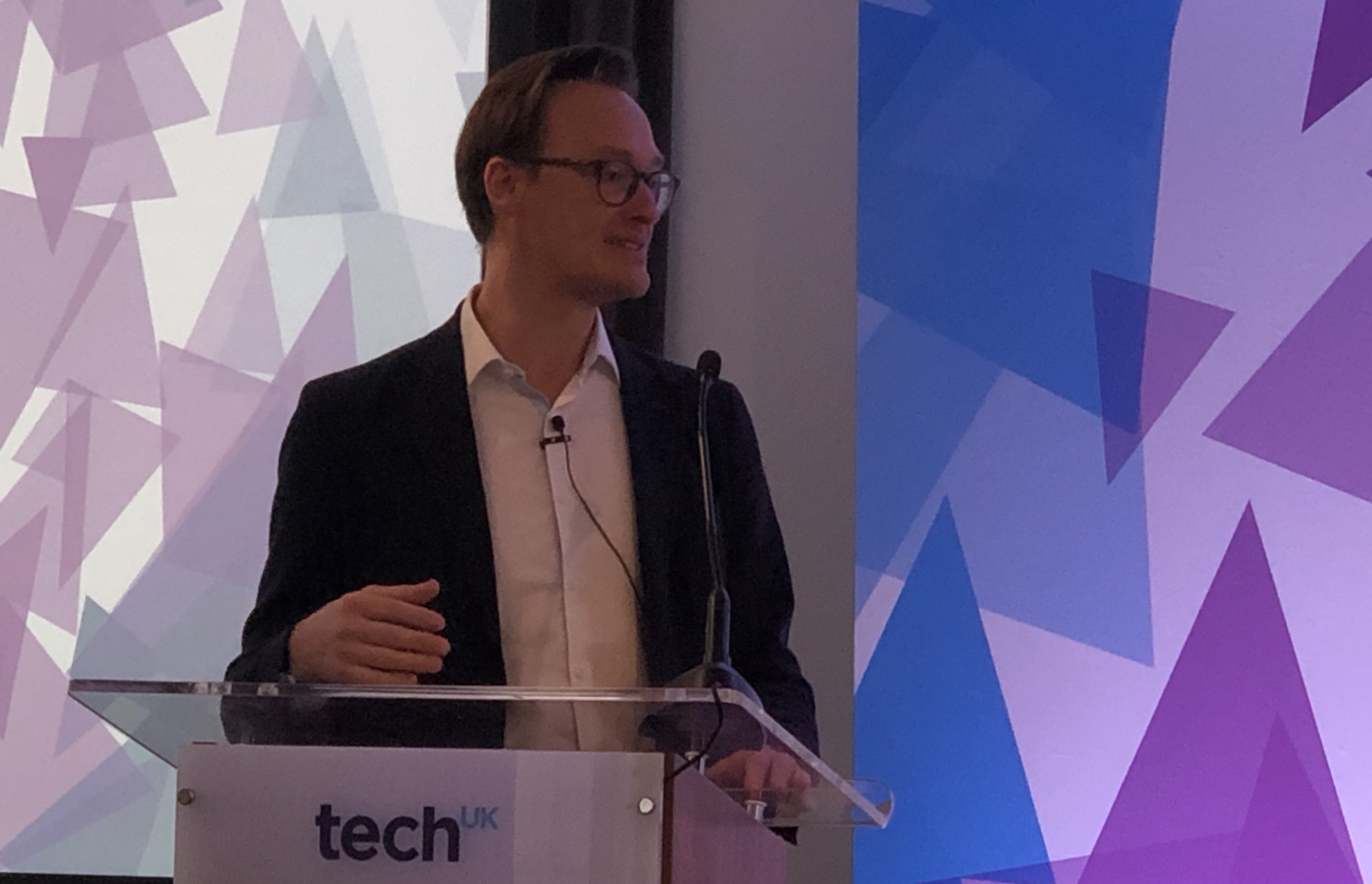 Hugh Milward speaks at Tech UK Digital Ethics Conference