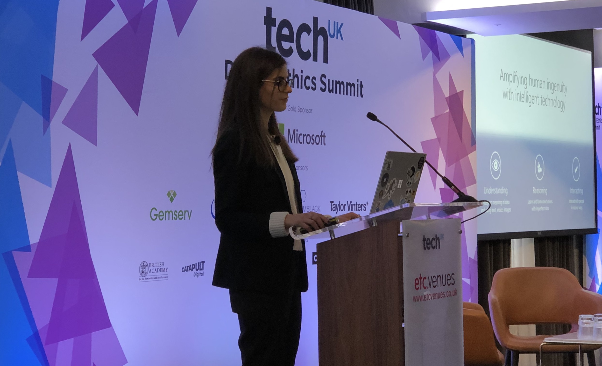 Kate Rosenshine at Tech UK Digital Ethics Conference