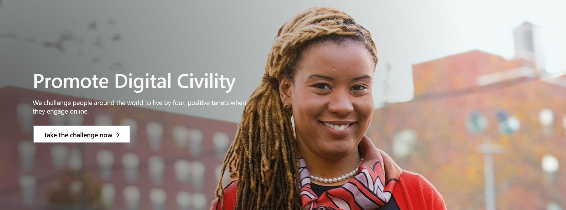 Link to Microsoft's Digital Civility Challenge