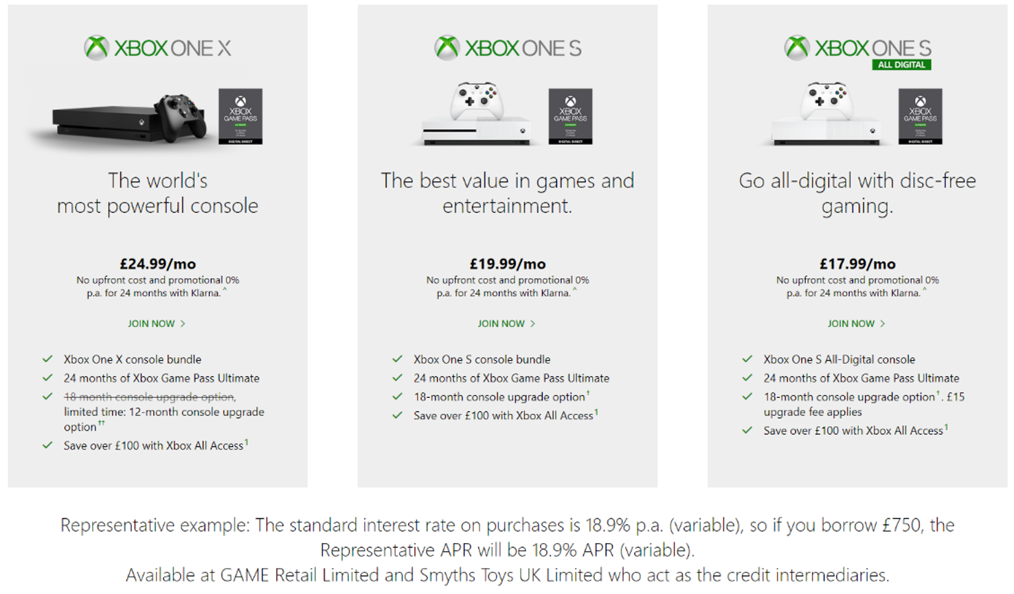Xbox All Access information