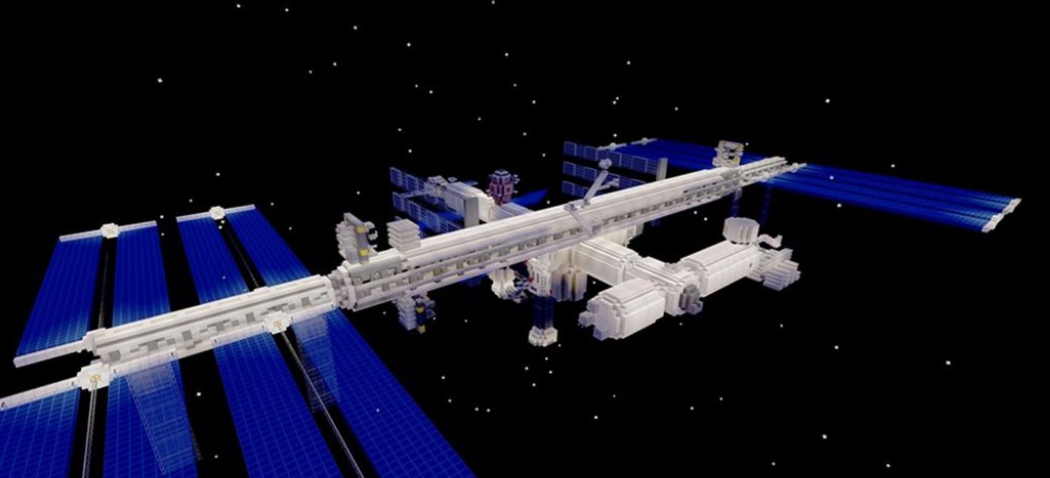 International Space Station in Minecraft