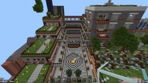 A still from the Minecraft design by the Croydon Remixed entry in the 5-11 category of the Design Future London Challenge