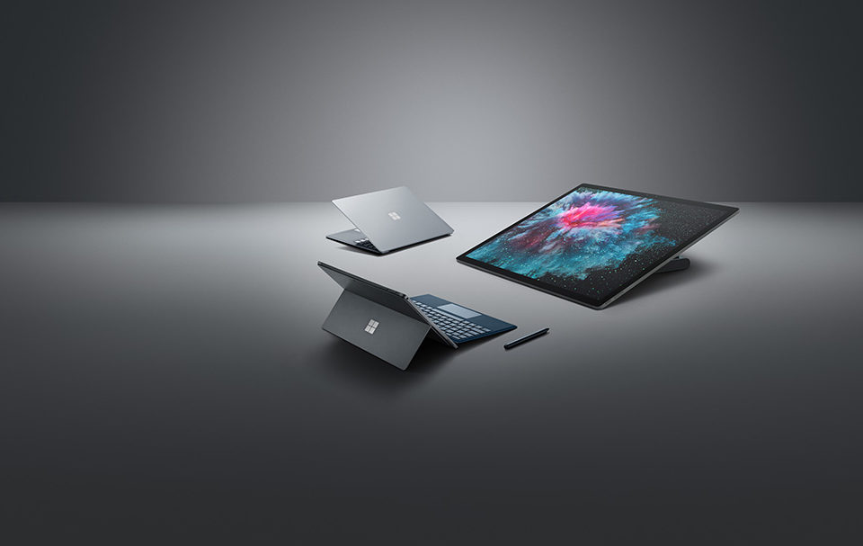 微軟Surface新一代裝置包括Surface Pro 6、Surface Laptop 2、Surface Studio 2將於1月15日正式在台上市，根據硬體技術的革新、企業工作情境的急遽變化與使用者反饋，致力提供與時俱進的全新裝置選擇！