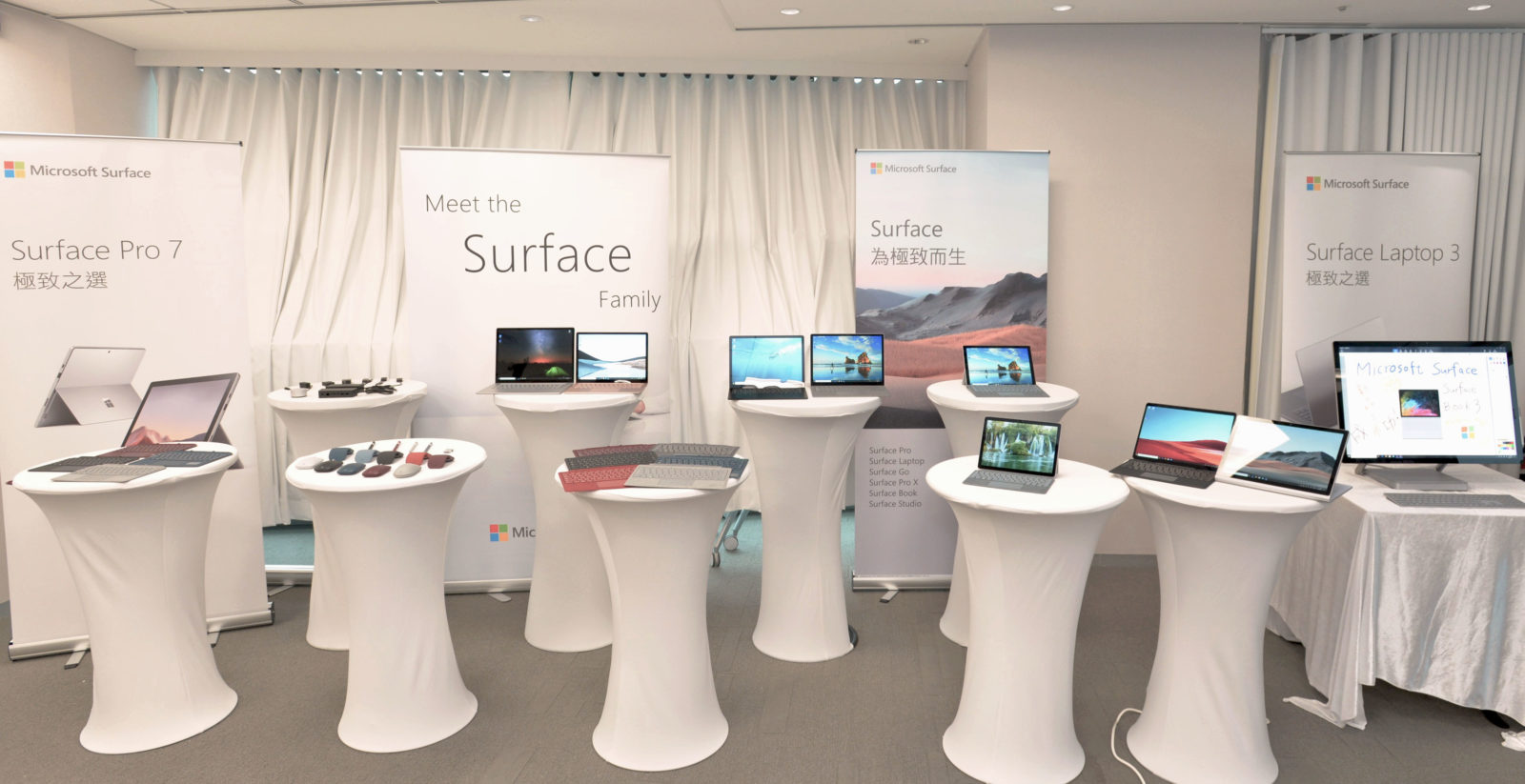 Surface Family 全系列讓媒體能夠親身體驗的Surface都是滿足客戶需求的絕佳之選