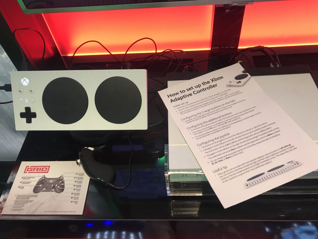 Xbox adaptive controller with instructions