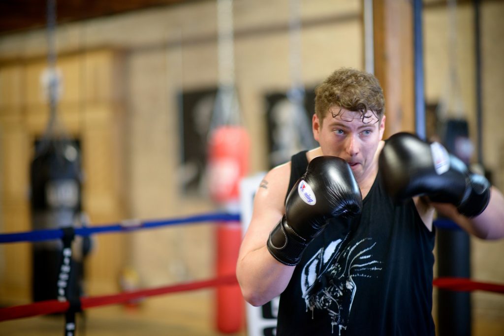 Boxing offers “a mirror on entrepreneurship,” says Syndio CEO Zack Johnson.