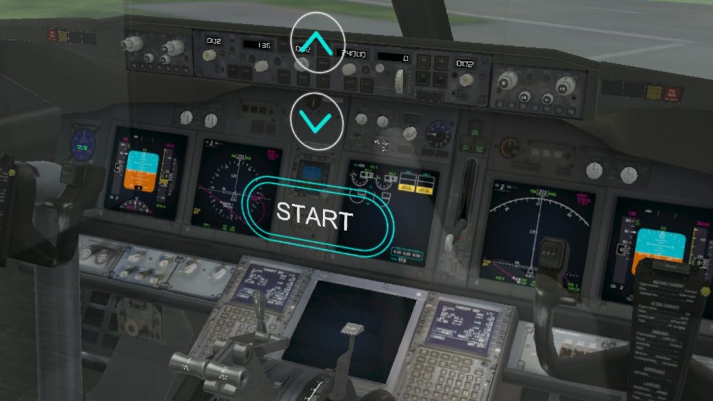 An airliner’s cockpit, as seen through Microsoft HoloLens. Photo courtesy of JAL.